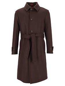 Barena Paramar Belted Single-Breasted Coat