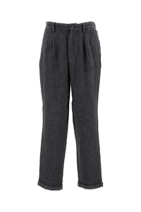 Barena Straight-Leg Turn-Up Hem Pants