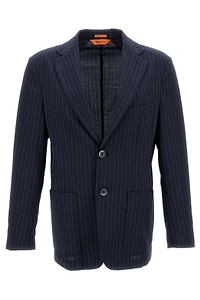 Barena Striped Single-Breasted Blazer