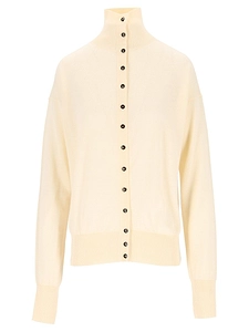 Barena Zea Piuma Buttoned High-Neck Knitted Sweater