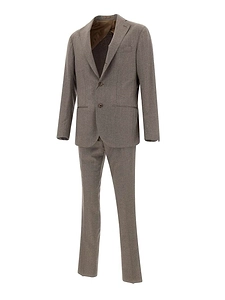 Barba Herringbone Two-Piece Suit