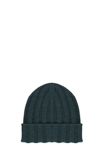 Barna Cashmere Ribbed Beanie Hat