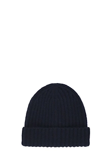 Barna Cashmere Ribbed Beanie Hat