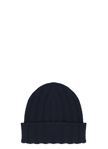 Barna Cashmere Ribbed Beanie Hat