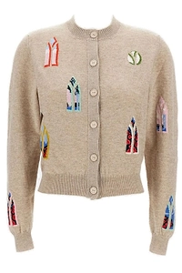 Barrie Button-Up Knit Cardigan