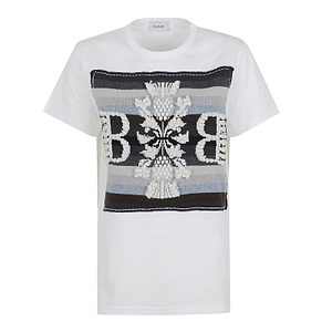 Barrie Textured Panel T-Shirt