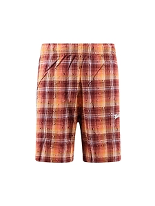 Barrow Checked Logo Shorts