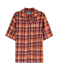 Barrow Distressed Check Bowling Shirt
