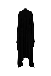 High Neck Semi Fitted Dress