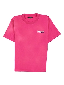 Kids Logo Embroidered Crewneck T-Shirt