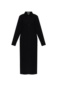 Collared Long-Sleeve Dress