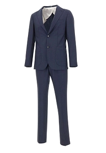 Barba Pinstripe Single-Breasted Suit