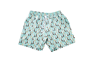 Barba Printed Drawstring Swim Shorts