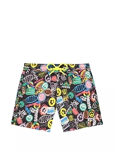 Barrow Kids Graphic Printed Drawstring Swim Shorts