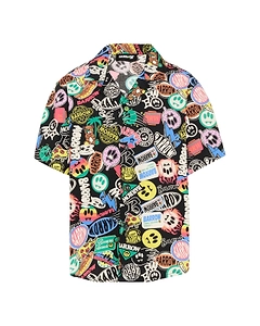 Barrow Kids Graphic Printed Short-Sleeved Shirt