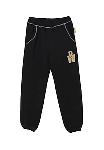 Barrow Kids Logo Patch Tapered-Leg Pants