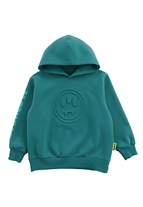 Barrow Kids Logo Printed Long-Sleeved Hoodie