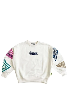 Barrow Kids Logo Printed Crewneck Sweatshirt