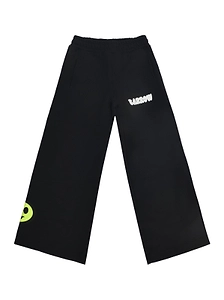Barrow Kids Logo-Printed Wide-Leg Track Pants