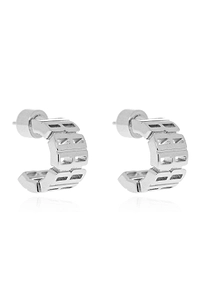 Logo Lettering Earrings