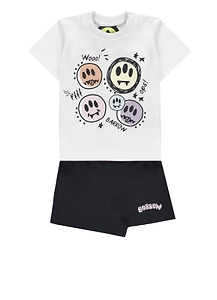 Barrow Kids Printed T-Shirt And Shorts Tracksuit