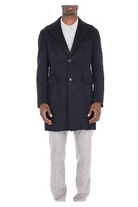 Barba Single-Breasted Trench Coat