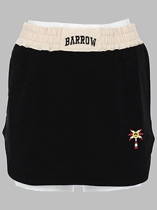Barrow Logo Detail Sweat Skirt