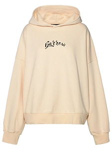 Barrow Logo-Print Drop Shoulder Hoodie