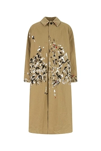 Paint Splatter Detailed Car Coat