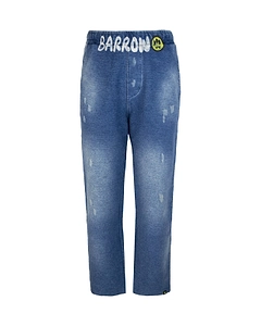 Barrow Logo Printed Cargo Jeans