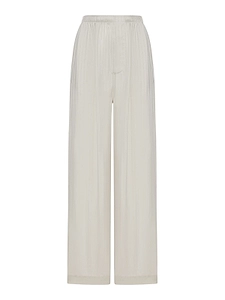Pleated Wide-Leg Trousers