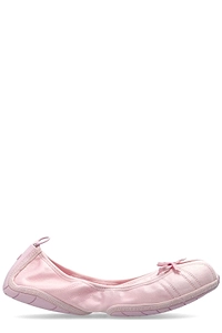 Quilted Bow Ballet Sneakers