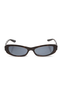 Rectangular Logo-Detail Sunglasses
