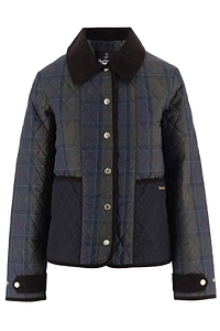 Barbour Ainsdale Checked Quilted Jacket