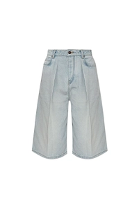 Raw-Hem Bermuda Shorts