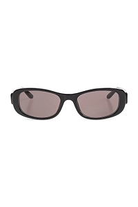 Rectangular Logo-Detail Sunglasses