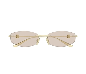 Rimless Rectangular Sunglasses