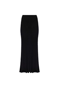 Ribbed Maxi Skirt