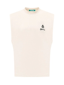 Barrow Logo Printed Sleeveless Top