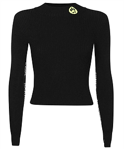 Barrow Logo Ribbed Knitted Sweater