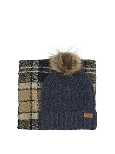 Barbour Beanie And Scarf Set