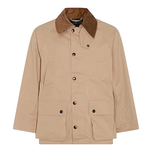 Barbour Bedale Corduroy-Collar Long Sleeved Shirt Jacket