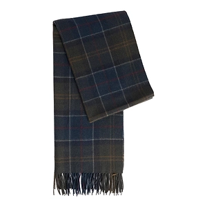 Barbour Braden Checked Fringed Scarf
