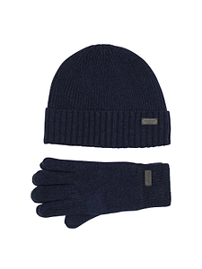 Barbour Carlton Beanie And Gloves Set