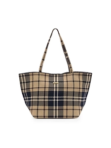 Barbour Check Tote Bag