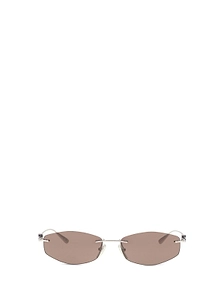 Geometric Oval Sunglasses