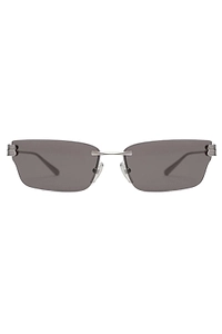 Gossip Rectangular Rimless Sunglasses