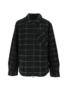 Barbour Checked Zip-Up Jacket