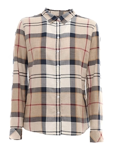 Barbour Check Patterned Sleeved Shirt