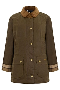 Barbour Contrast Collar Field Jacket